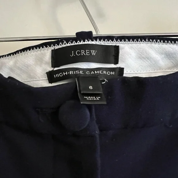 J Crew Cameron High Rise Pant in Navy - Picture 2 of 5